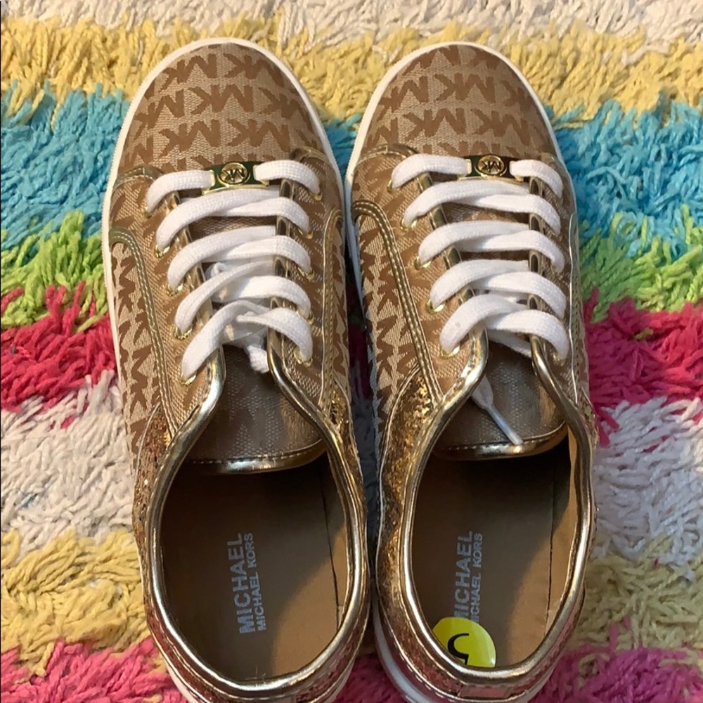 NEVER WORN michael kors “starla” sneakers